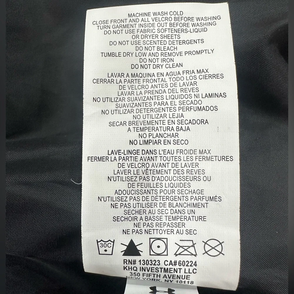Under Armour ColdGear Puffer Vest Gray Youth Medium YMD Loose Fit with Pockets - Picture 9 of 11